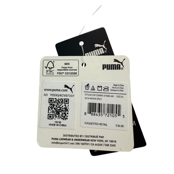 PUMA Coral HIgh Waist Bikini Swim Bottoms Size XL NEW NWT - Picture 3 of 5